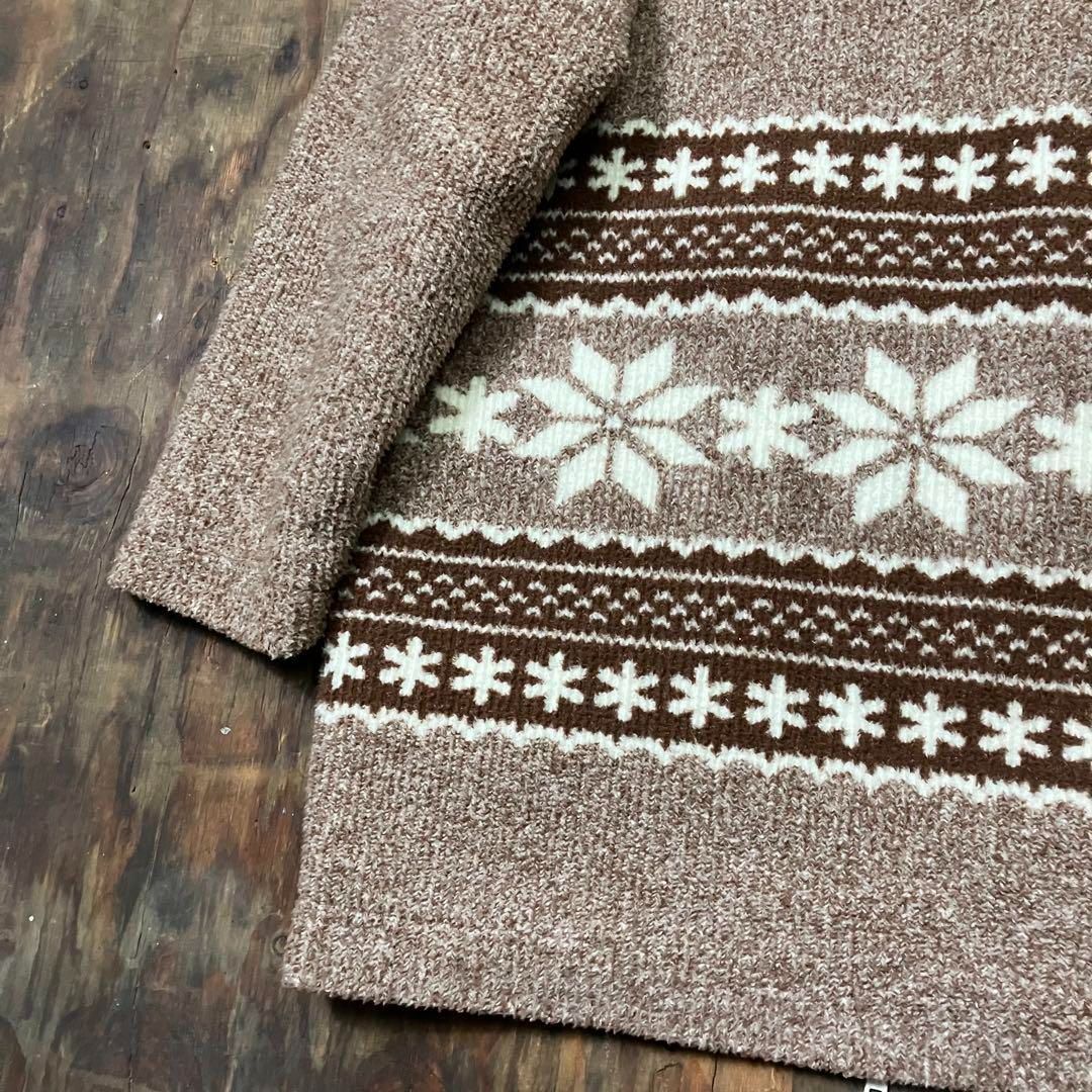 Courrèges Courreges クレージュ 雪柄 ボア フリース パーカー ダブル