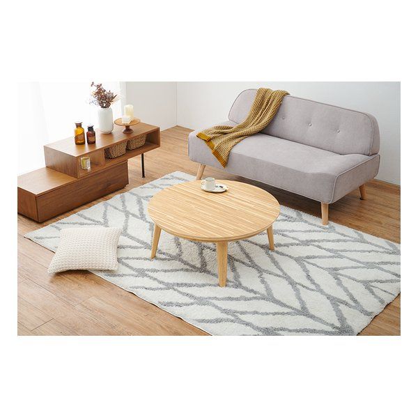 幅85×奥行85×高さ36cm ナチュラル