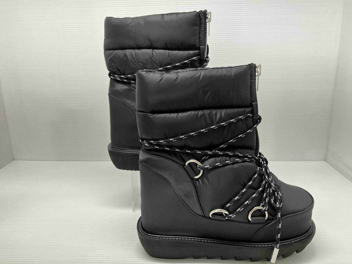 sacai　ショートブーツ ◇関税込◇*sacai*プラットフォーム レザー チェルシー ブーツ