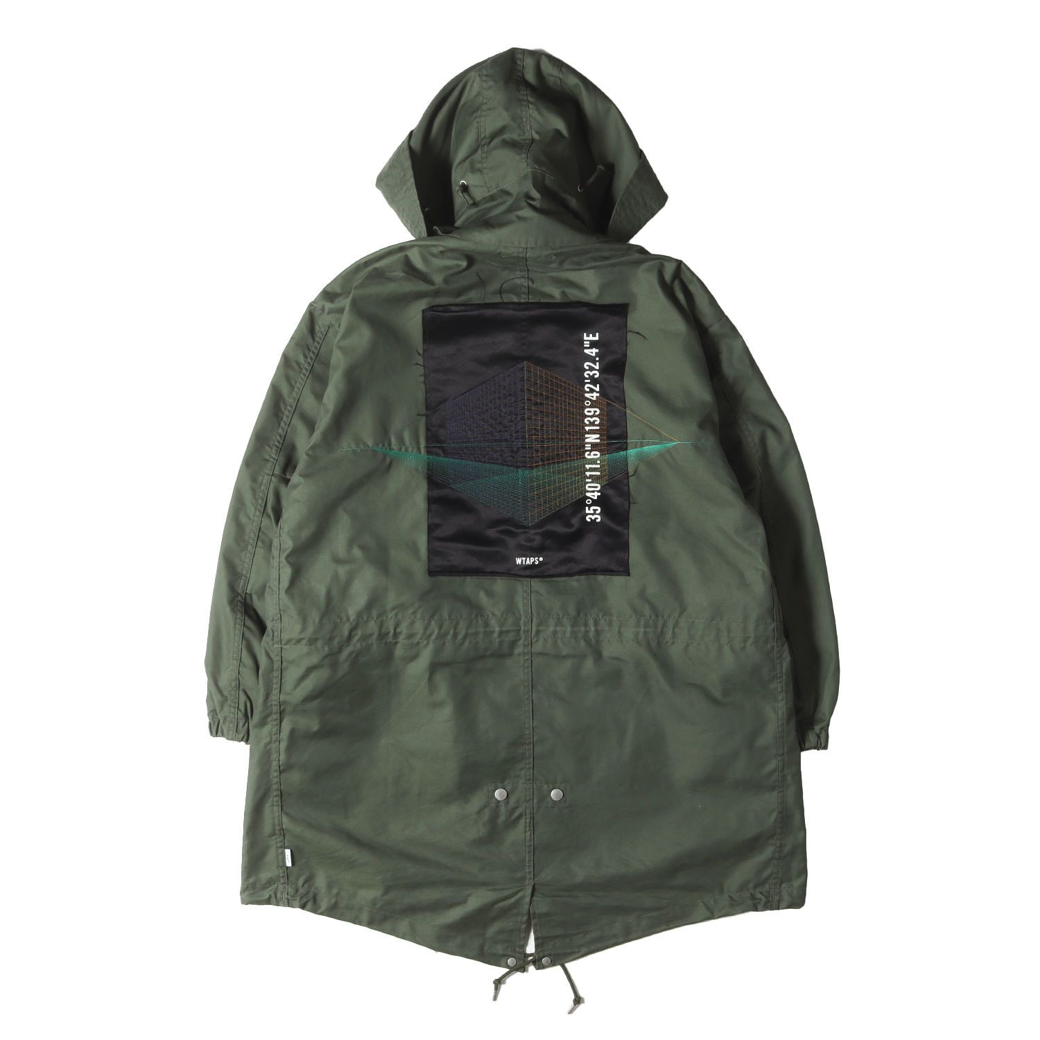 WTAPS ダブルタップス コート オリーブドラブ サイズ:S | パッチ