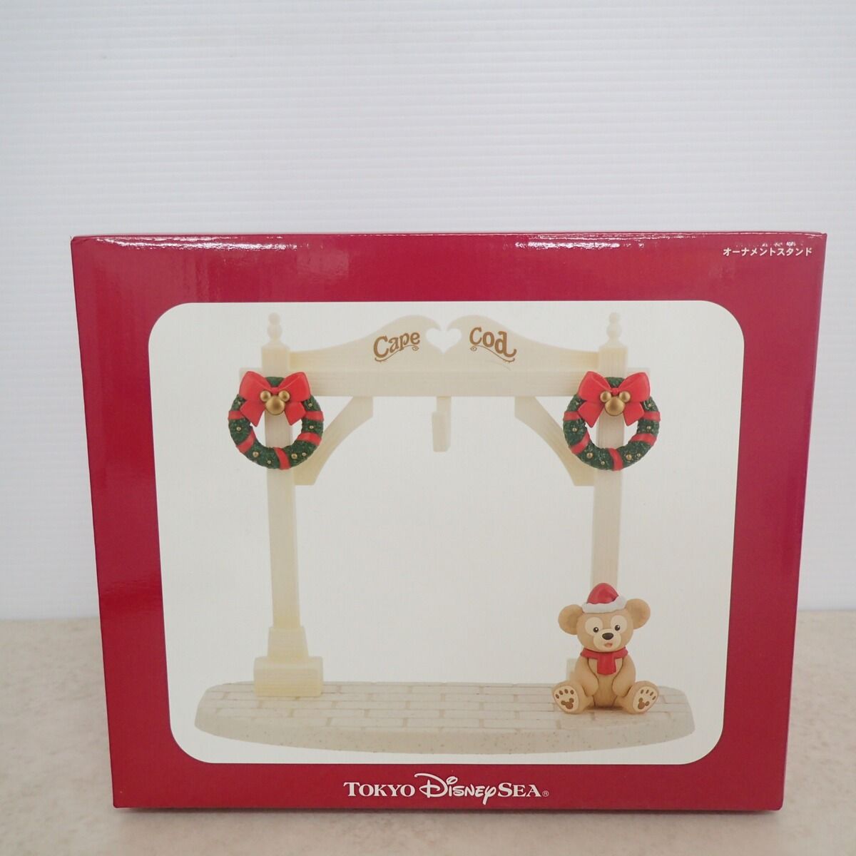 【新品、未使用】ダッフィー2023 オーナメントスタンド 未開封 ダッフィー クリスマス オーナメントスタンド 2023【IO