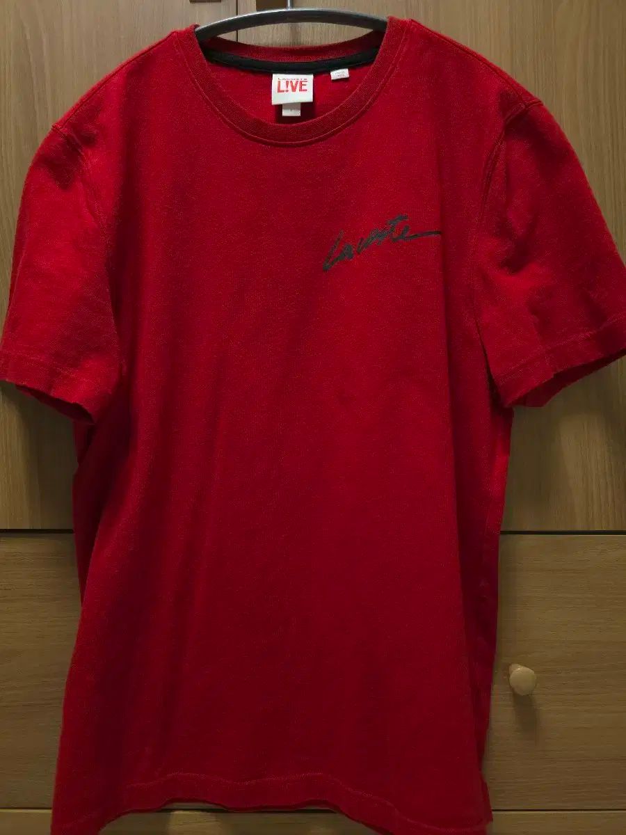 (海外) S /韓国 M ） LACOSTE(ラコステ) 半袖 ラウンドネック Tシャツ