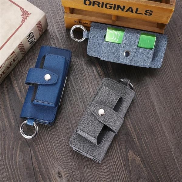 Votabell 加熱式たばこ用ケース ILUMA PRIME/イルマ i プライム (PUレザー製 マグネット開閉 ブルー）