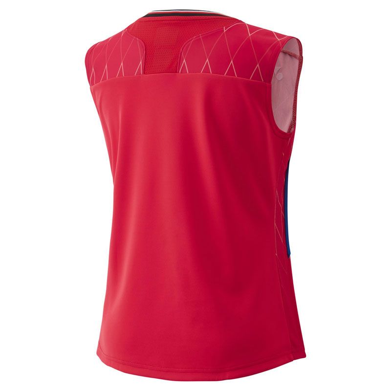 YONEX ヨネックス ウィメンズゲームシャツ ノースリーブ テニス バドミントン ウェア ウィメンズ 20916 Y 364 ジャパンレッド