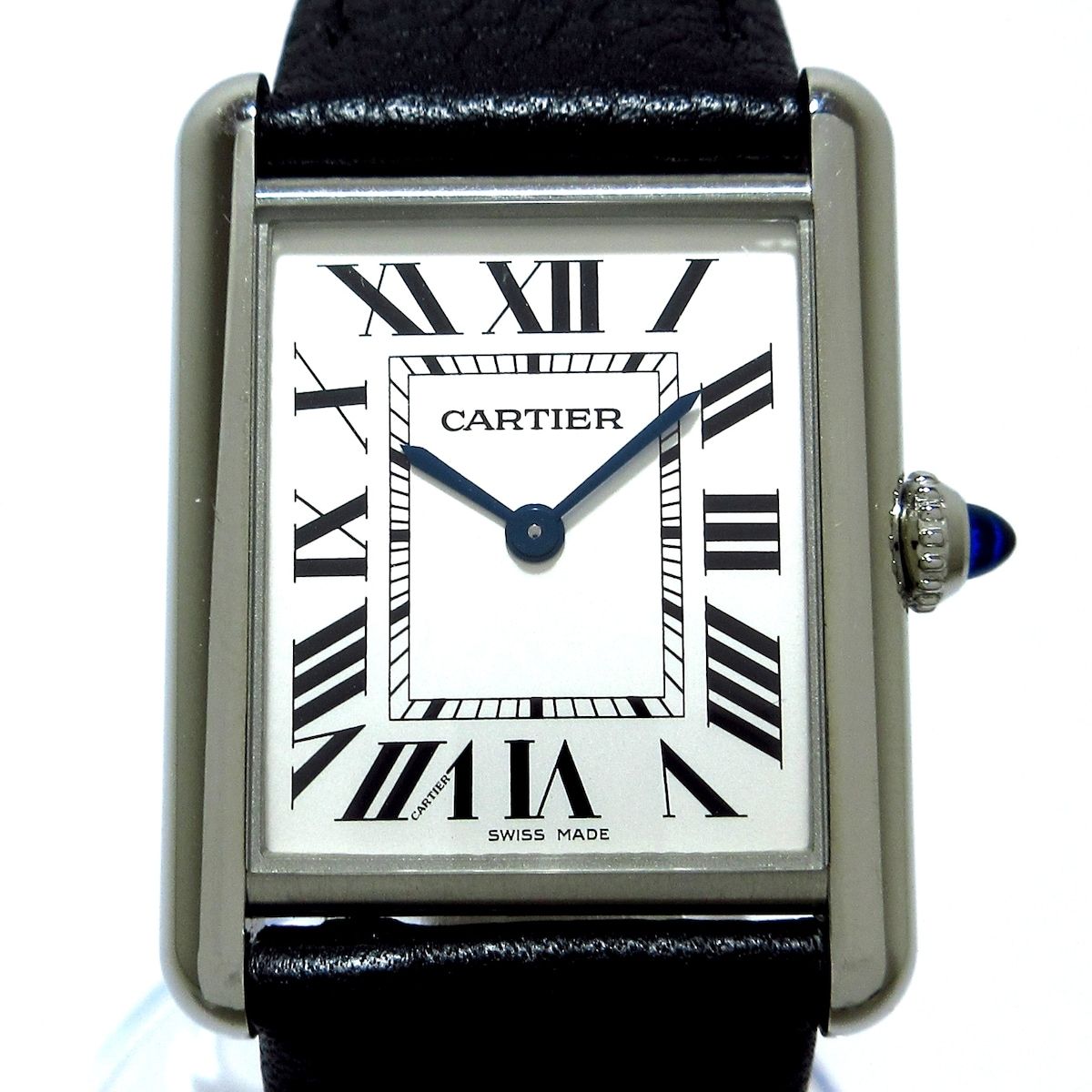 Cartier レザー時計ベルトSWISS MADE - 時計