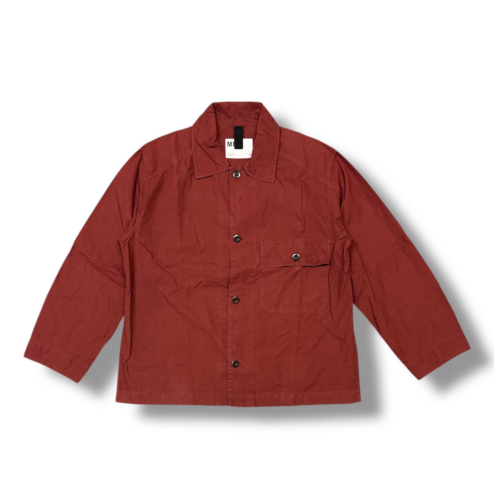 MHL. 24AW WASHED COTTON SHIRTING ウォッシュドコットンシャツ 長袖 