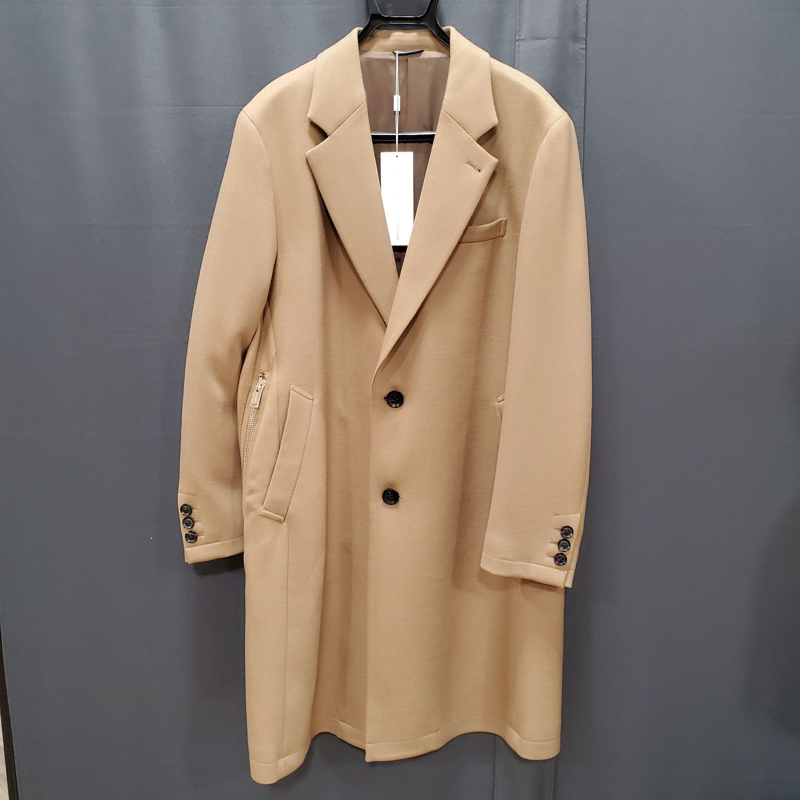 EL6】jun hashimoto ジュンハシモト ウール チェスター コート