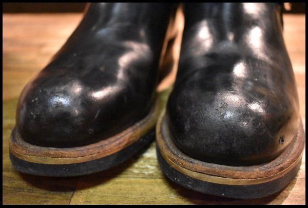  8 D PT 99プリント 旧シルエット 05年 レッドウィング 2268 エンジニア 黒 ブラック スチールトゥ ブーツ redwing FJ 036 エンジニアブーツ ブーツ 革靴
