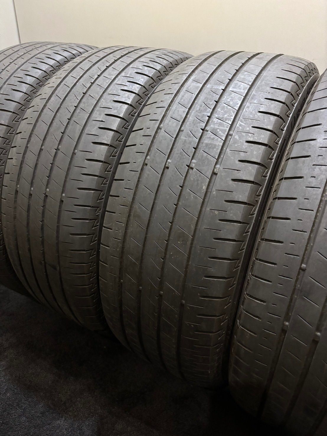 225|50RF18 BRIDGESTONE|TURANZA T005A RFT 22年製 夏タイヤ サマータイヤ 4本 ブリヂストン レクサス UX ランフラット 2-J106