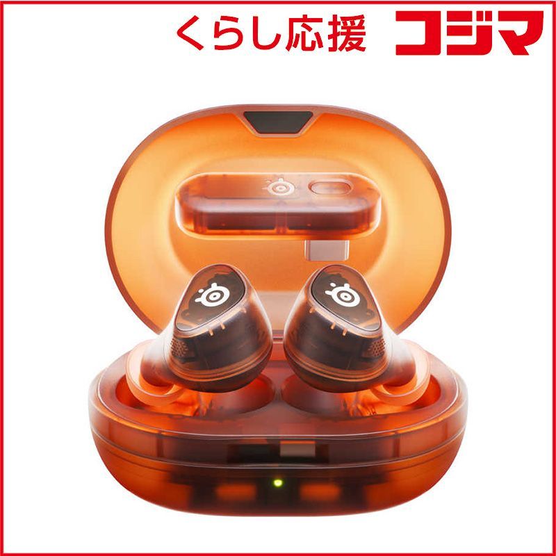 未開封 STEELSERIES Arctis GameBuds ワイヤレス Bluetooth＋USB-C | 両耳 | イヤホンタイプ Glorange 61683 ♥ 送料無料