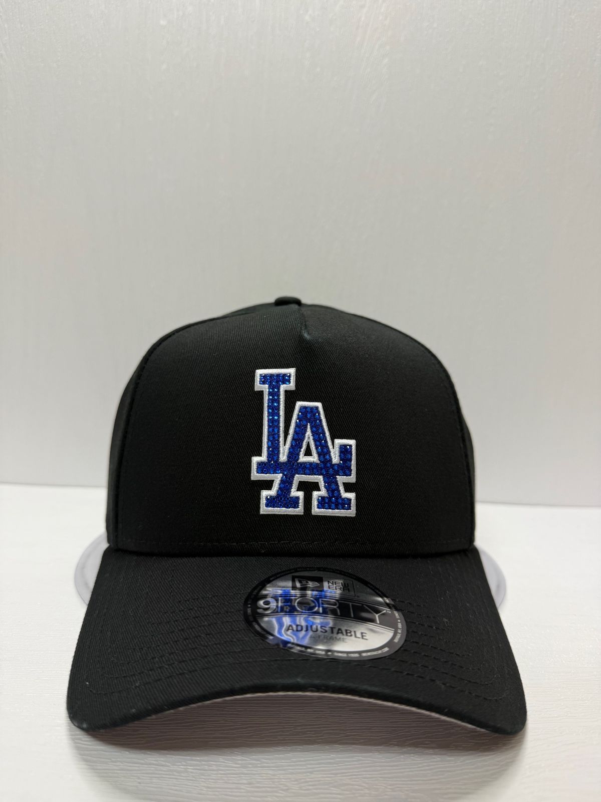 9FORTYラインストーン　ロサンゼルス・ドジャース キャップ ブラック ニューエラ キャップ NEW ERA 9FORTY Rhinestone ラインストーン