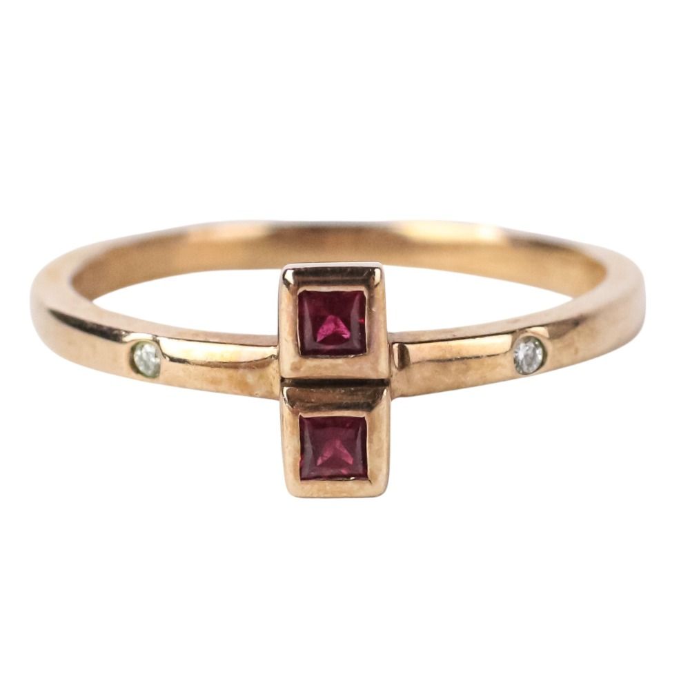 美品】PonteVecchio ポンテヴェキオ 9号 ブラックダイヤモンドリング