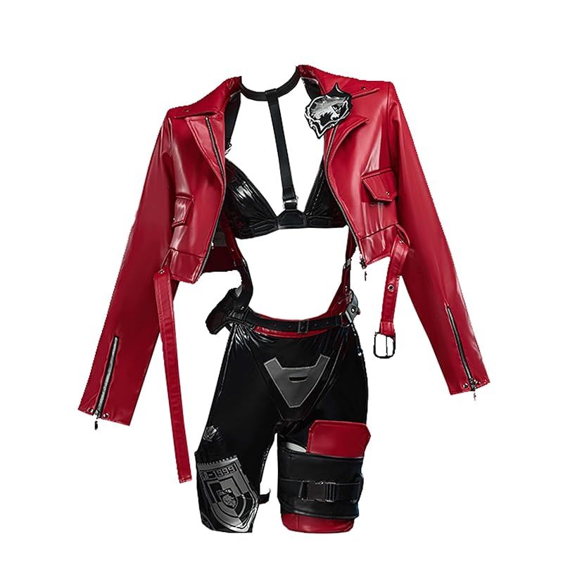 在庫 Miccostumes レディース 大人 アニメ ゲーム 女神風 美少女風 かわいい キュート 萌え かっこいい コスチューム コスプレ コス 長袖 レッドフード パンツ 仮装 変身 変装 衣装セット XL 0