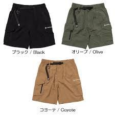ジャッカル フィールドカーゴショーツ ブラック オリーブ コヨーテ 10か所のポケットあり JACKALL