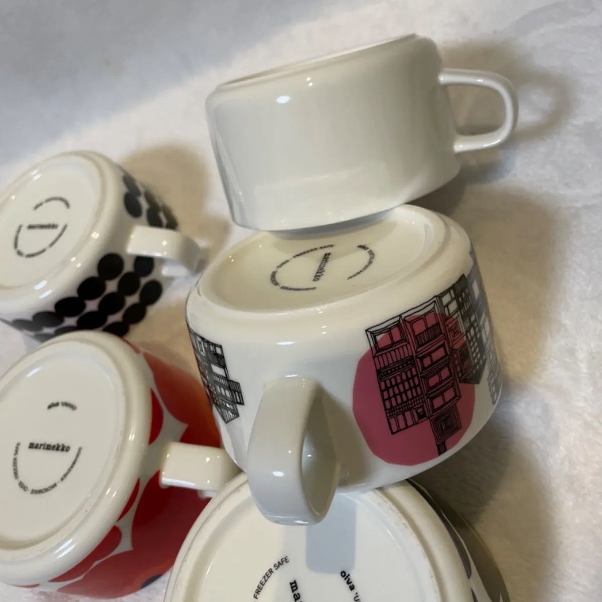 マリメッコ ティーカップ 5個セット - メルカリ
