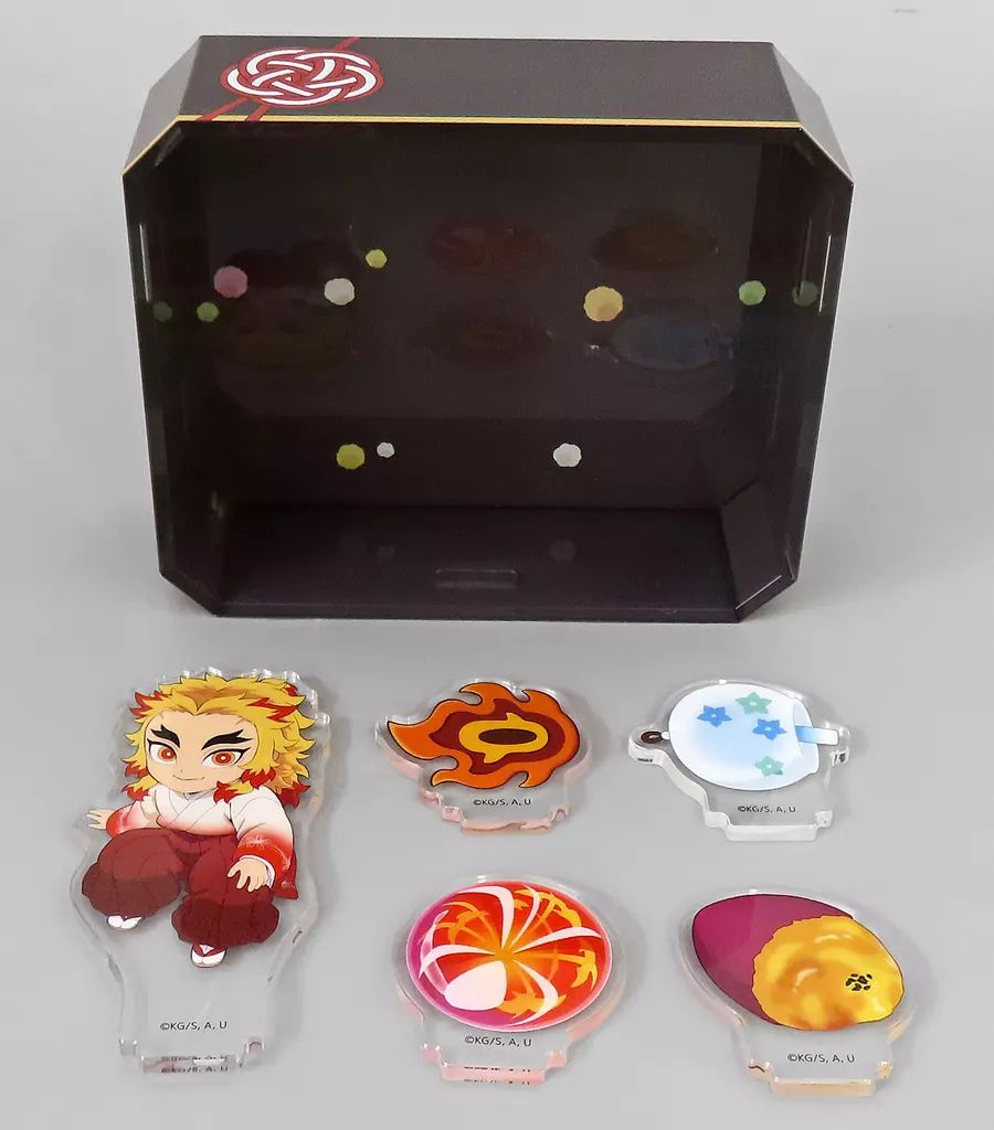 煉獄杏寿郎 立体アクリルスタンド 中古】アクリルスタンド・アクリルパネル 煉獄杏寿郎 立体アクリル