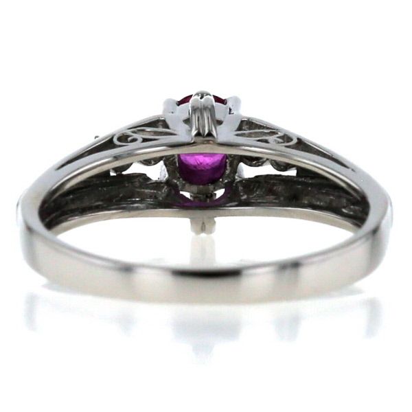 Pt900 プラチナ リング ルビー 0.30ct ダイヤモンド 0.06ct Pt900 プラチナ リング ルビー 0.30ct ダイヤモンド 0.06ct