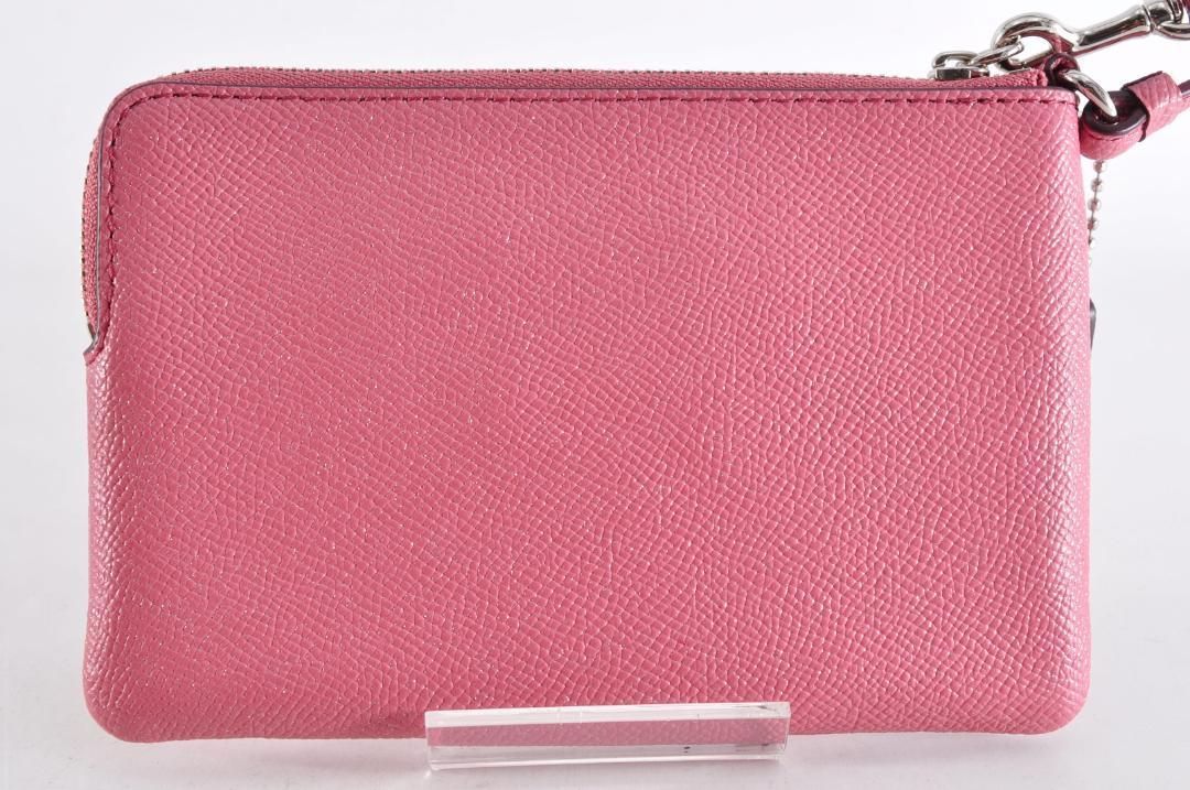 CCロゴエンボス レザーポーチ ピンク 未使用 COACH コーチ ポーチ 小物入れ レザー 革 ピンク