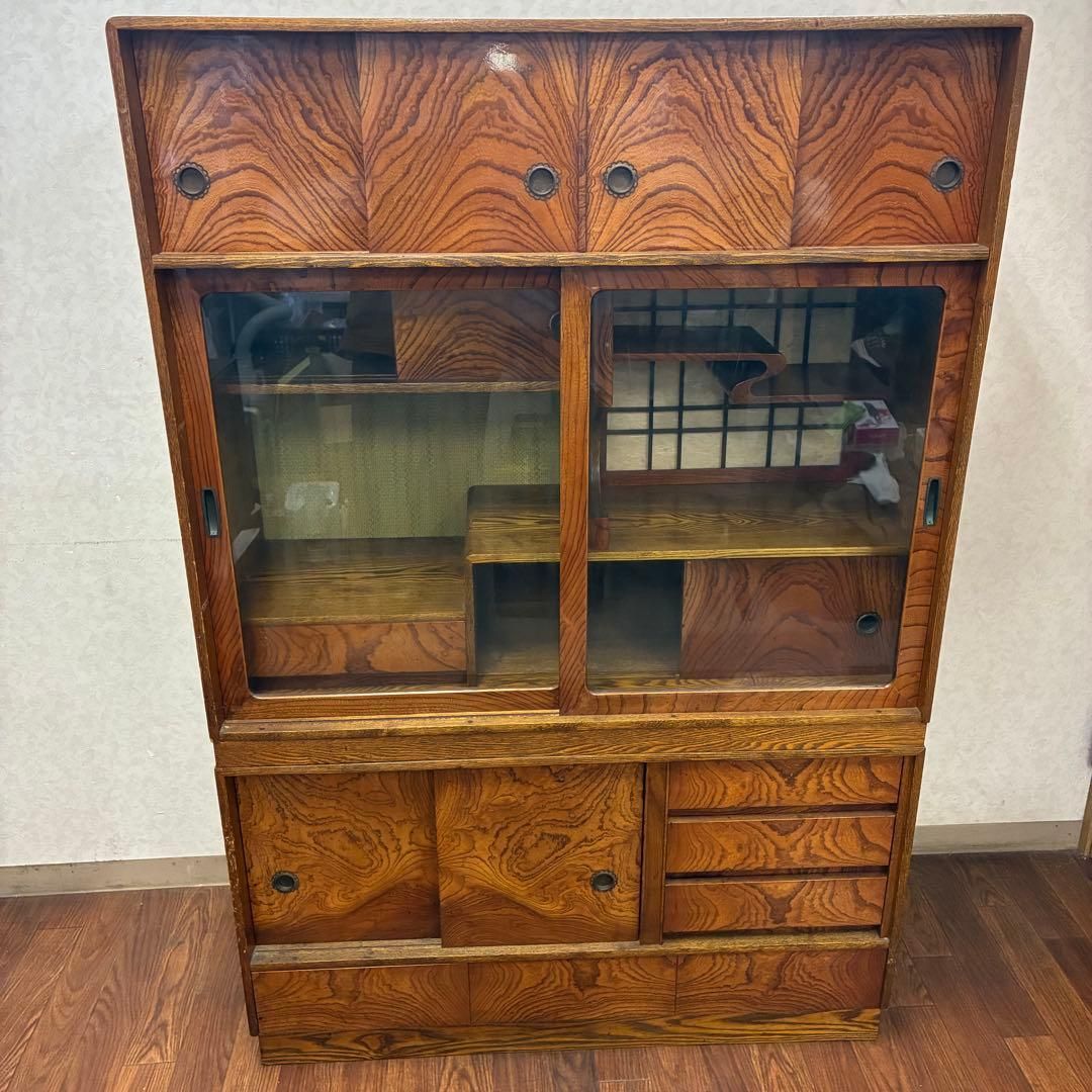 六角形 木製タンス引き出し収納箱昭和レトロアンティークヴィンテージ古道具李朝家具 六角形 木製タンス引き出し収納箱昭和レトロアンティークヴィンテージ