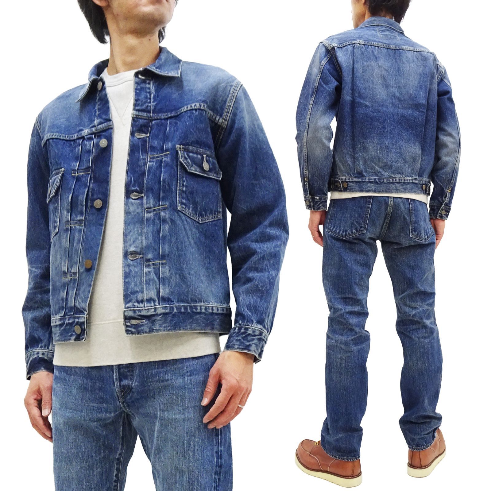 Sugar Cane ダークブルー デニムジャケット SUGAR CANE / シュガーケーン 14.25oz. 1953 AGED MODEL デニム