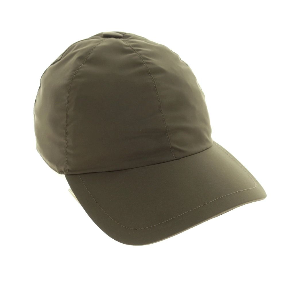 アウトレット フェデーリ FEDELI ポリエステル キャップ オリーブ サイズL メンズ