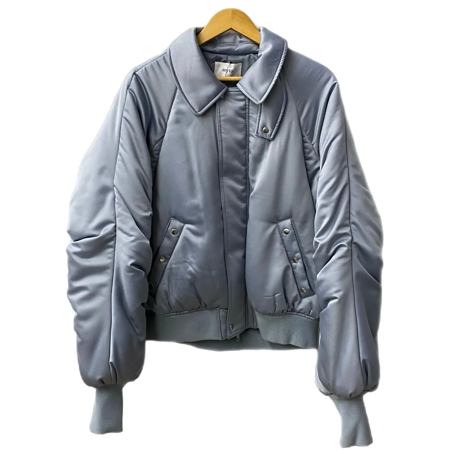 2025年最新】seyto ヴィンテージサテンギャザーブルゾンの人気アイテム