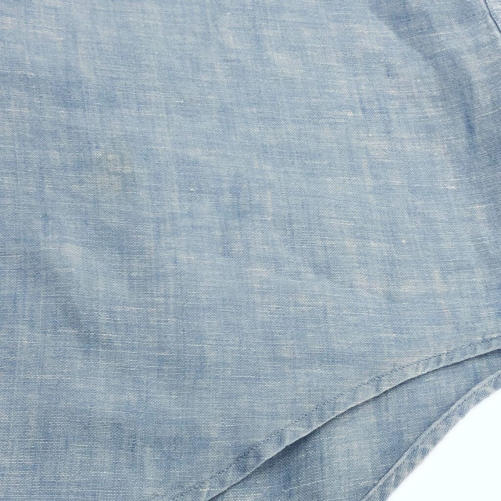 Brooks Brothers ブルックスブラザーズ リネンシャツ ライトブルー