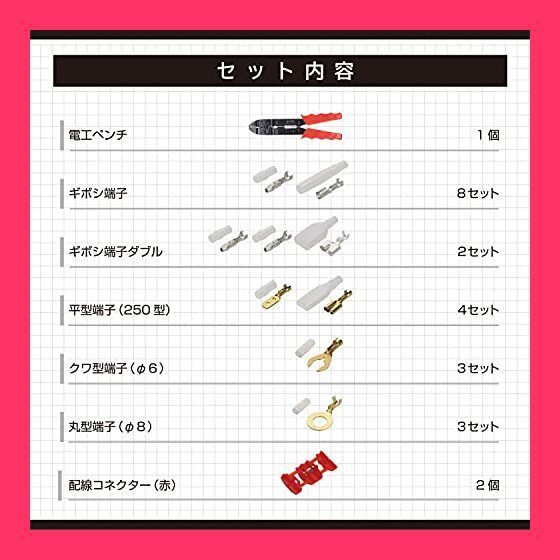 エルセット エーモンamonターミナル&ツールセット 配線作業ができる電工