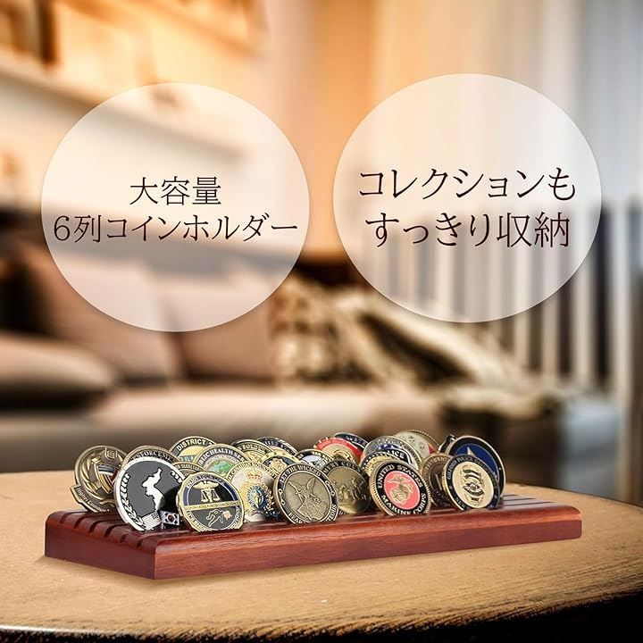 シャンディニー(Chandeny) コイン ディスプレイケース 6列収納