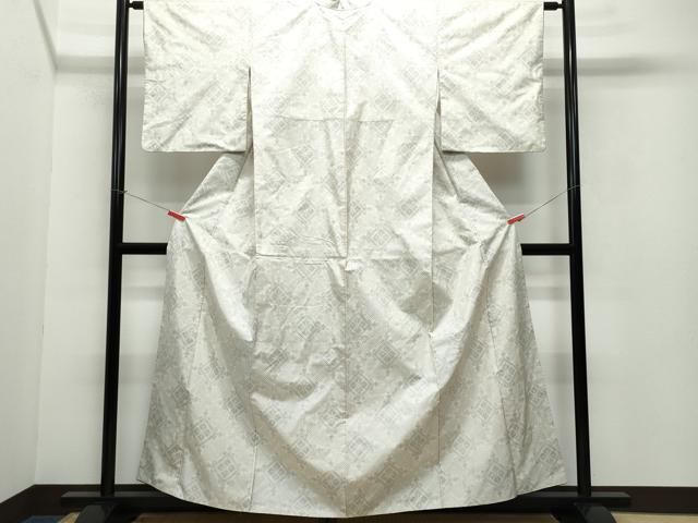 平和屋着物□極上 訪問着 本場縞大島紬地 霞文 武島織物謹製