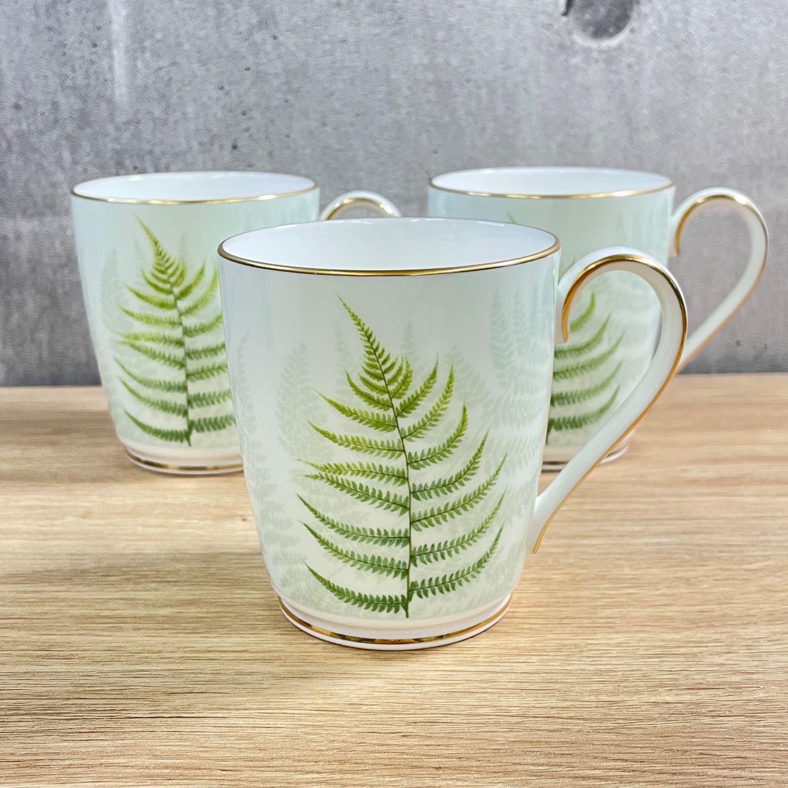 希少【Noritake】グランヴェール 萌黄野 マグカップ 箱付き 3個セット