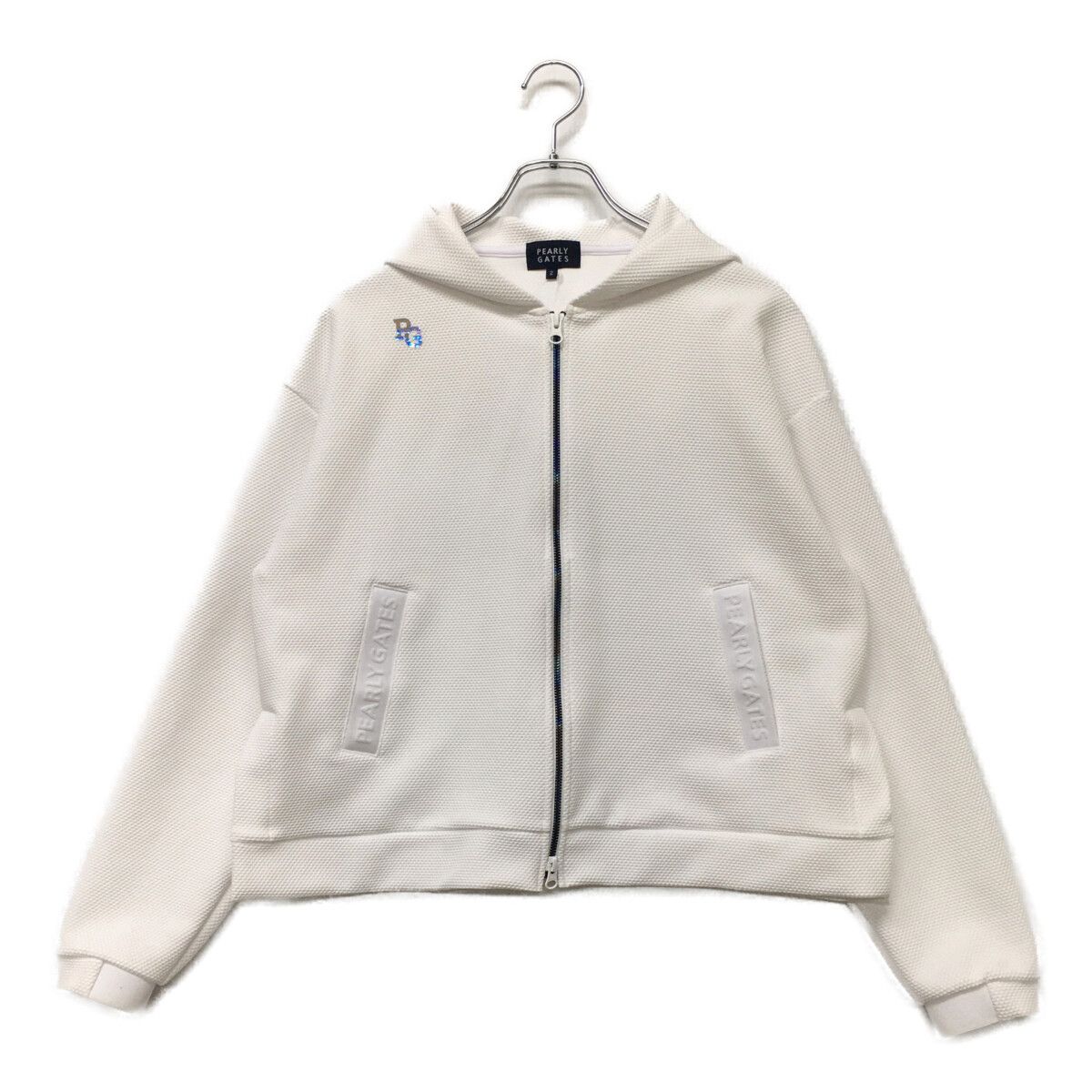 中古 レディース パーリーゲイツ PEARLY GATES パーカー 2(L) 白