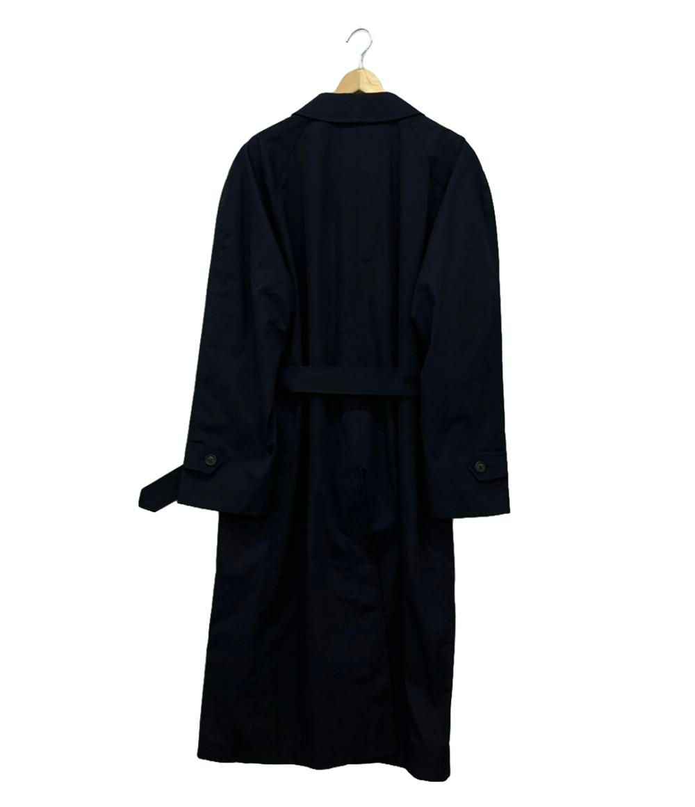 美品❣️ランバン /黒 /ステンカラーコート /48size /アンゴラ混 /上質 極美品✨ランバンコレクション アンゴラ&シルク スタンドカラー