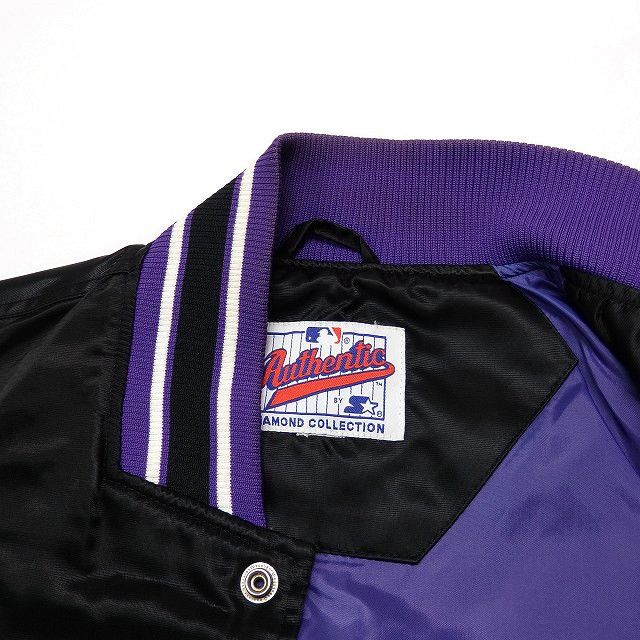 other - MLB タンパベイ・デビルレイズ 90s 初期 スタジャン STARTER 黒 MLB タンパベイ・デビルレイズ 90s 初期 スタジャン ジャケット