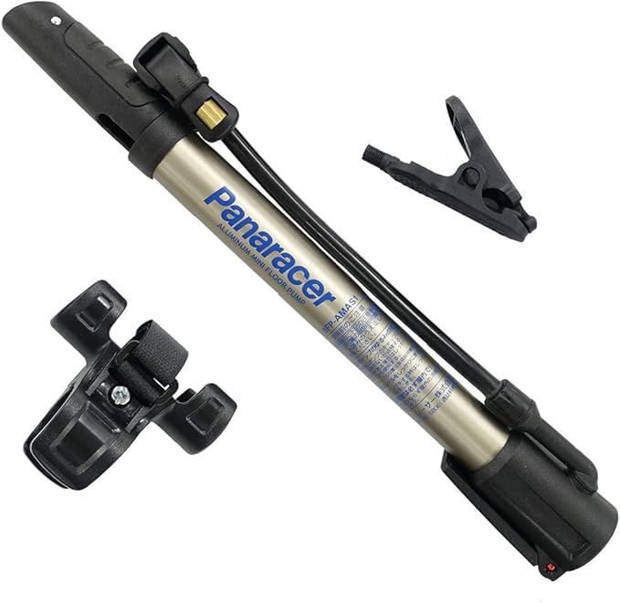 パナレーサー(Panaracer) 自転車 空気入れ 携帯ポンプ 全バルブ対応 ボール/浮き輪用アダプター付属