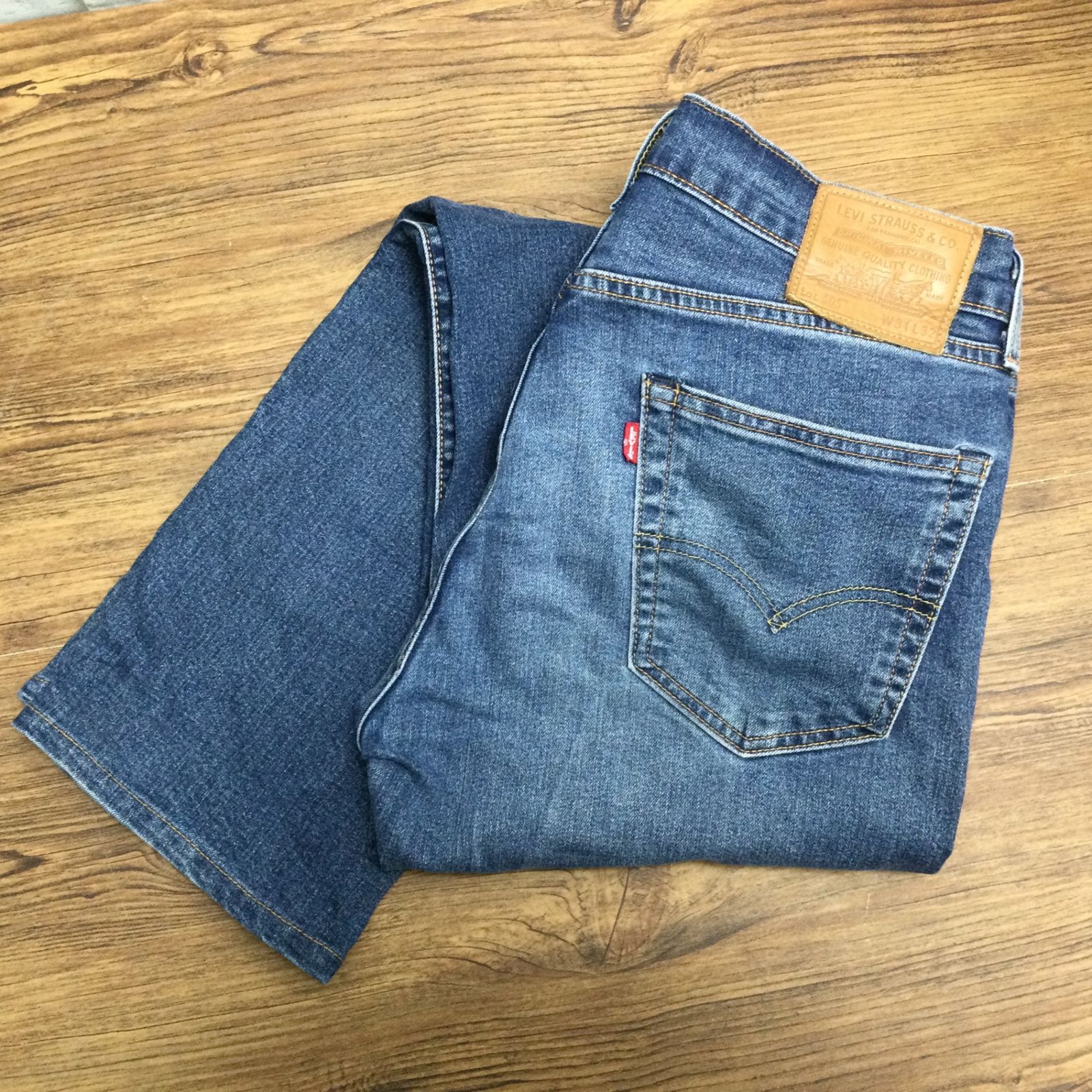 極美品✨リーバイス プレミアム 511 BigE セルビッチ ジーンズ W28 