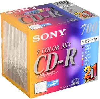 ソニー CD-Rメディア 5mmケース 21枚 21CDQ80EX