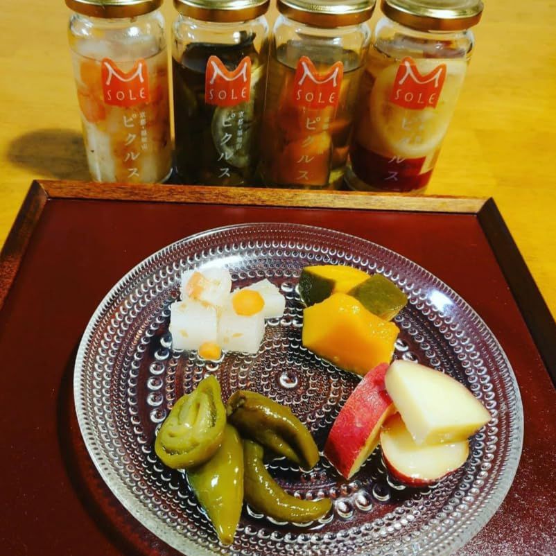 食品 M SOLE 京都・福知山 ピクルス 160ml 国産 漬物 酢漬け 保存食品
