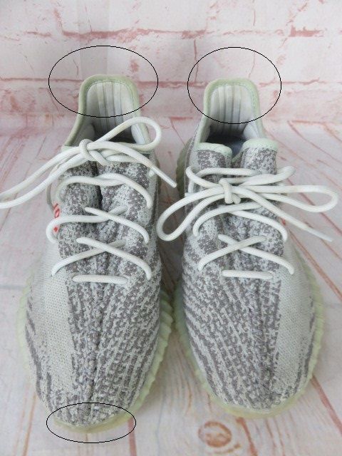 中古】 箱有 adidas ｱﾃﾞｨﾀﾞｽ YEEZY BOOST 350 V2 ｲｰｼﾞｰﾌﾞｰｽﾄ ｽﾆｰｶｰ