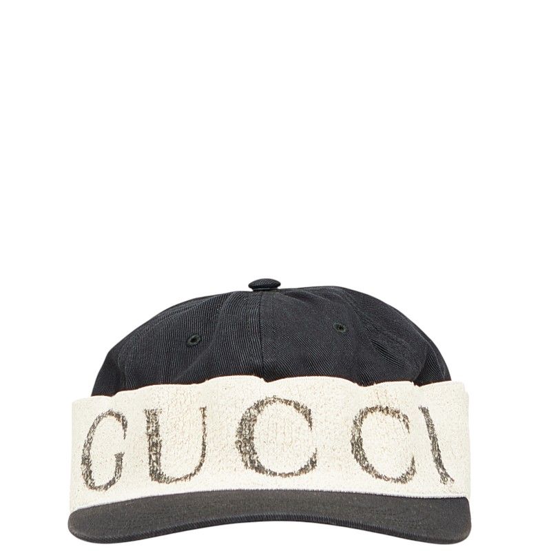中古・古着通販】GUCCI (グッチ) キャップ ブラック｜ブランド