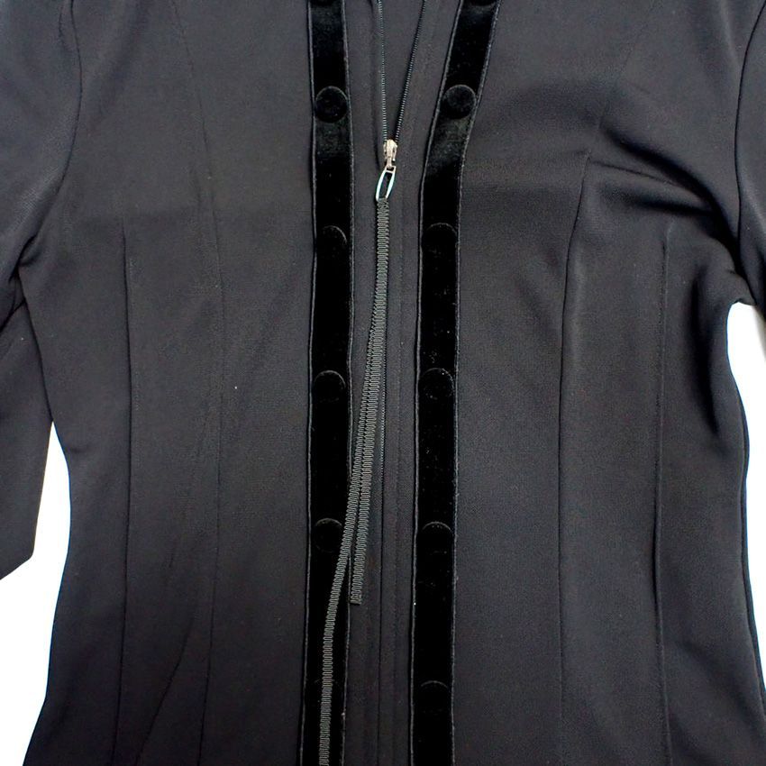 FOXEY NEWYORK ノーカラー ジップアップ トップス[b43-31］ FOXEY NEWYORK ノーカラー ジップアップ トップス[b43-31