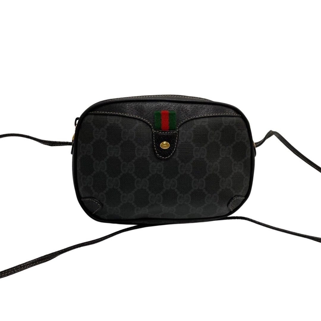 極 美品 GUCCI グッチ オールドグッチ ヴィンテージ シェリーライン GG