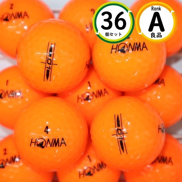 Aランク 36個 2022年モデル D1 オレンジカラー ホンマ 良品 HONMA ロストボール ゴルフボール 送料無料 snt