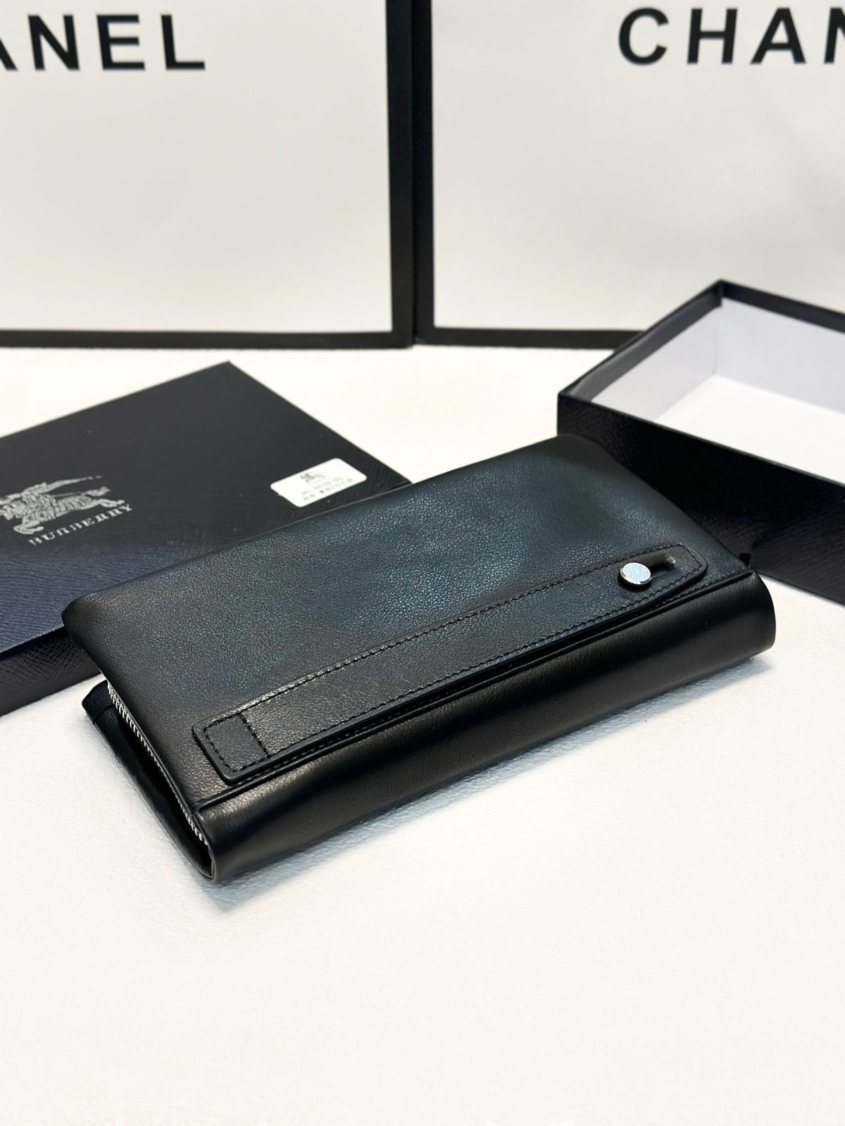 本日限定特価】バーバリー メンズ レザー ハンドバッグ 21×11cm
