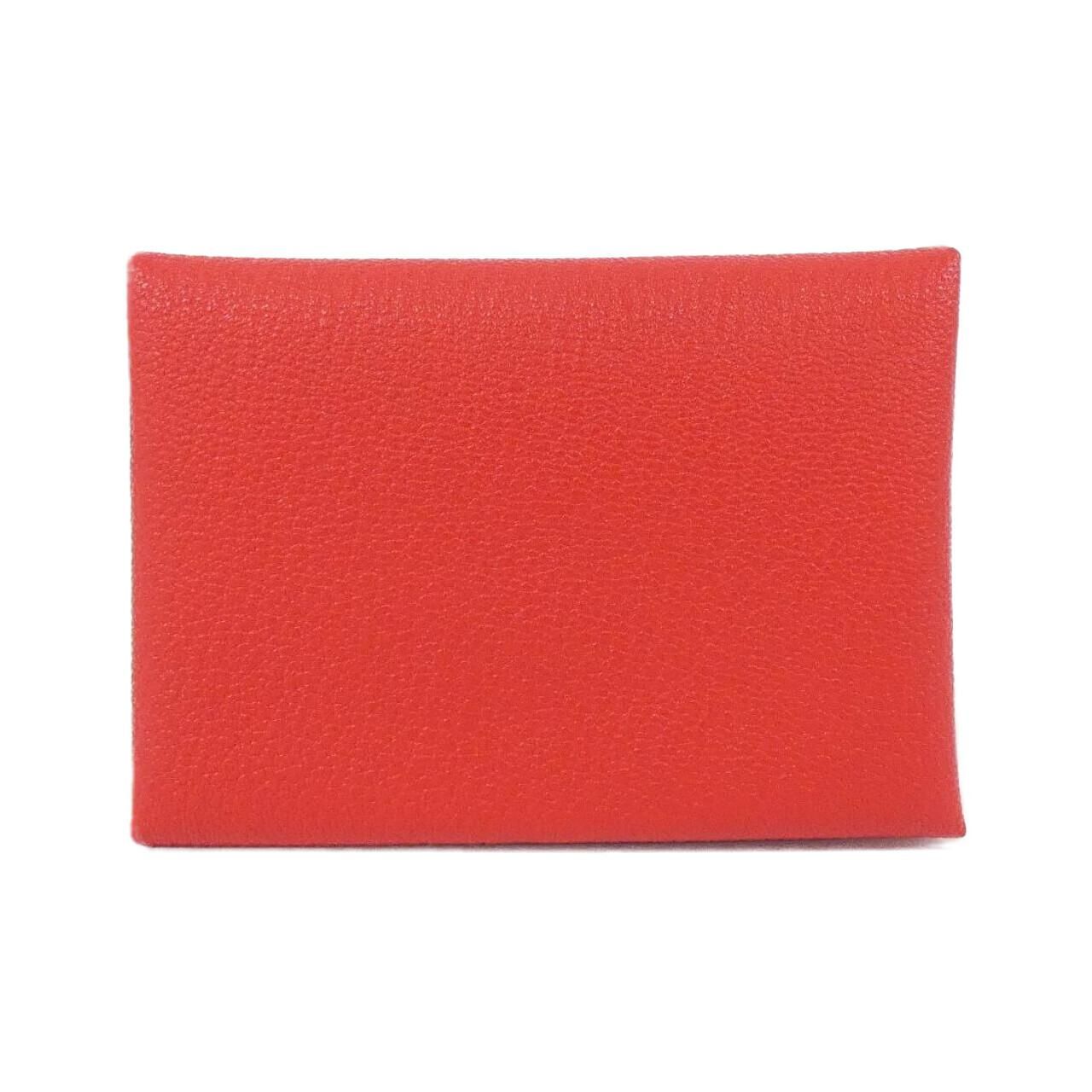♥品 エルメス カルヴィ デュオ ヴェルソ 083038CK コインケース