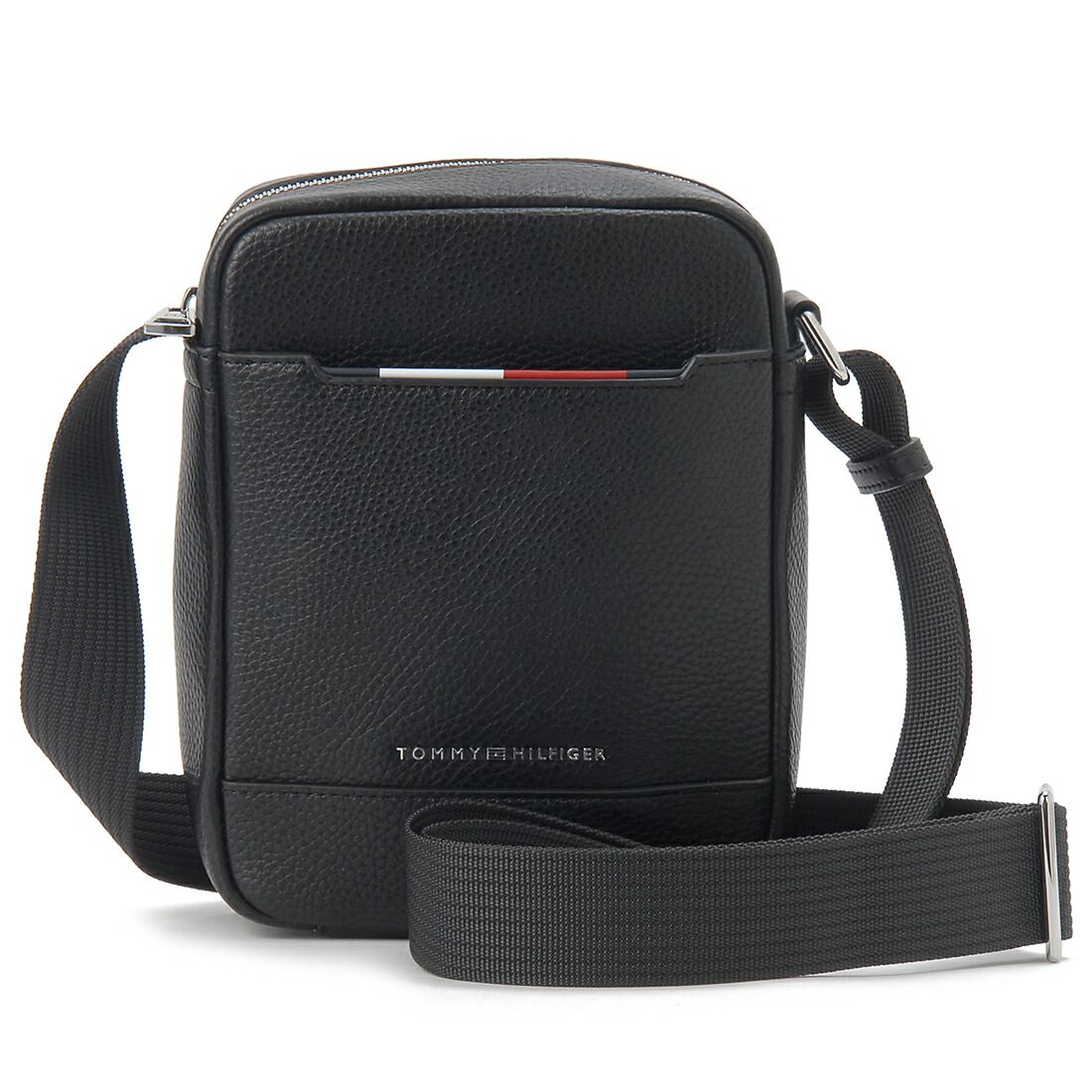 TOMMY HILFIGER トミーヒルフィガー ショルダーバッグ メンズ レディース ブラック AM0AM13486BDS CENTRAL MN REPORTER