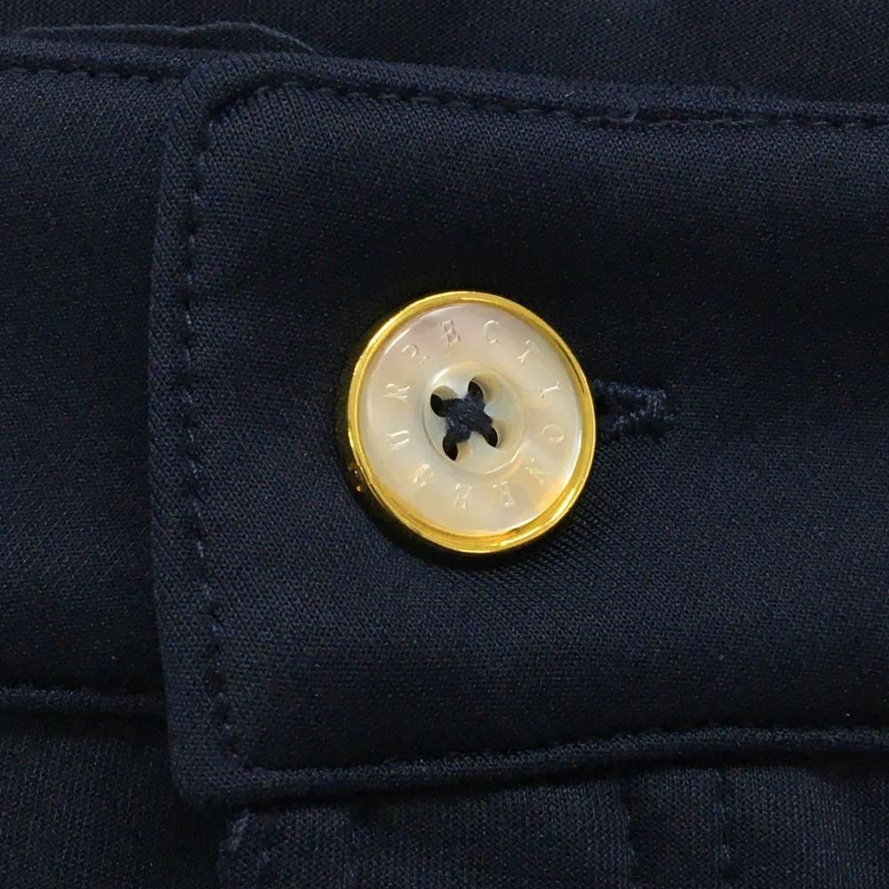 ネイビー×白 後ろ総柄