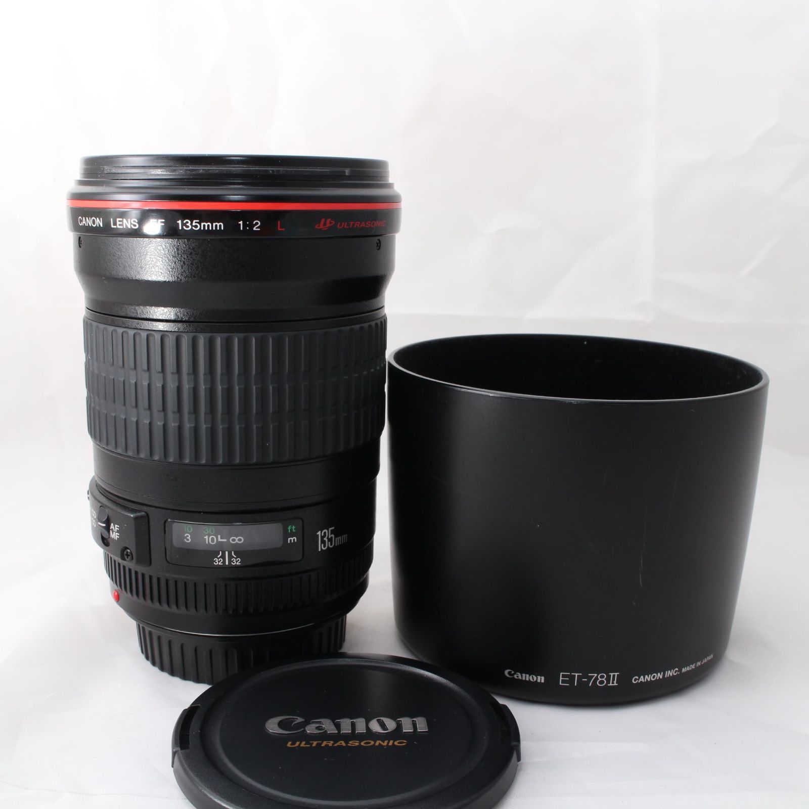 132☆美品☆Canon 単焦点望遠レンズ EF135mm F2L USM フルサイズ
