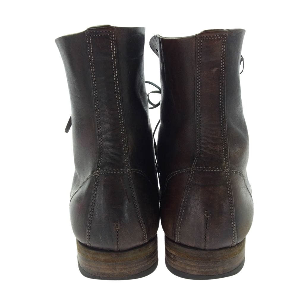 GUIDI グイディ レザー レースアップ ブーツ 39【中古】 - メルカリ 