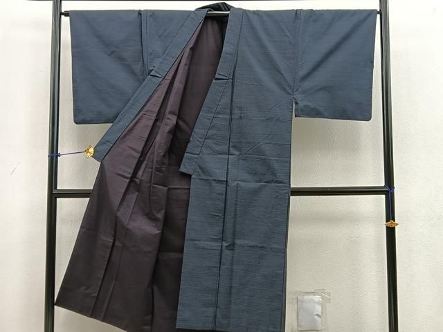 平和屋着物□男性 本場大島紬 アンサンブル 80亀甲 総詰め 正絹 逸品  